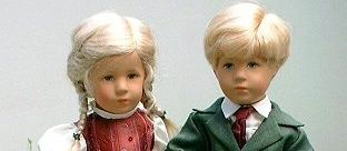 Puppenkinder Adrian und Constanze