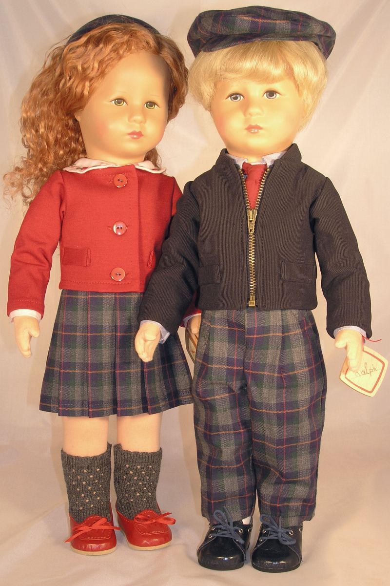 ORIGINALFOTO: Ralph und Laura von Käthe Kruse