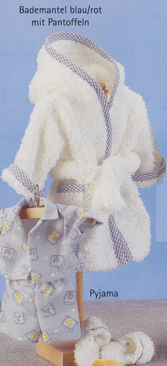 Bademantel Abbildung im Käthe Kruse Katalog 2003